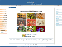 Tablet Screenshot of amitbar.com